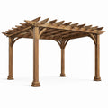 Pergola en bois 3x3m brun
