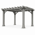 Pergola de jardin en aluminium gris 300x300x240 cm