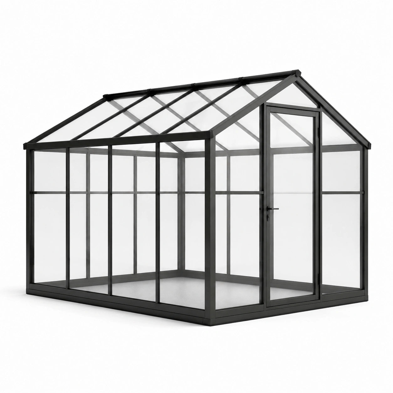 Serre de jardin en aluminium et polycarbonate 300x250 cm