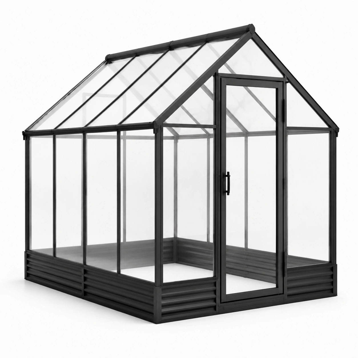Serre de jardin en aluminium et polycarbonate 250x190x195 cm